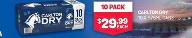 Carlton -  Dry offers at $29.99 in Bottlemart