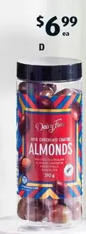 Dairy Fine - Chocolate Coated Almonds Or Fruit & Nut 310g offers at $6.99 in ALDI