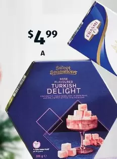 Sweet Sensations Turkish Delight 300g offers at $4.99 in ALDI