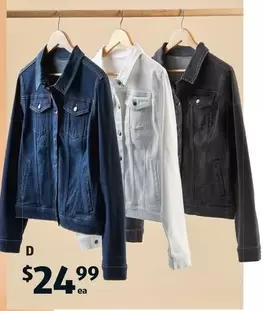 Women’s Denim Jacket offers at $24.99 in ALDI