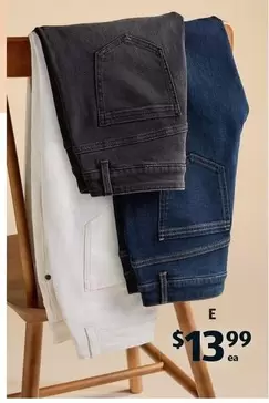 Women’s Jeans offers at $13.99 in ALDI