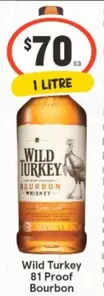 Wild Turkey -  81 Proof Bourbon offers at $70 in IGA Liquor