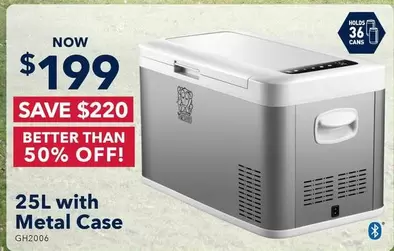 25L With Metal Case offers at $199 in Jaycar Electronics