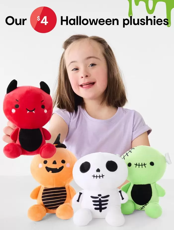 Halloween Plush Toy - Assorted offers at $4 in Kmart