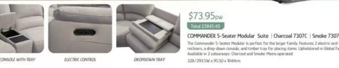 Global - Combancer 5 Sesser Modular Suite (chrororozzo) 750rc offers at $73.95 in Chrisco