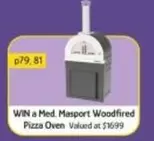 Win A Med. Masport Woodfired Pizza Oven offers at $1699 in Chrisco