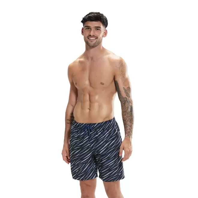 Mens Printed Leisure 18" Watershort offers at $33 in Speedo