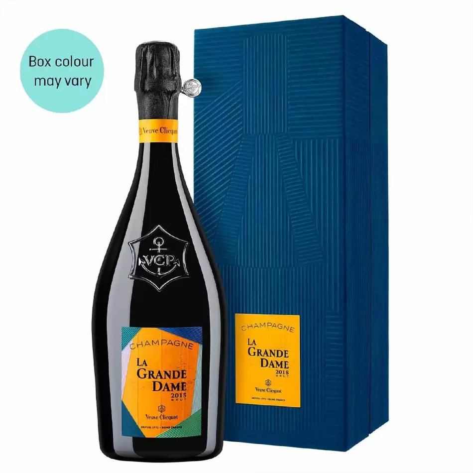 Veuve Clicquot La Grande Dame 2015 Artist Edition offers at $399 in Qantas