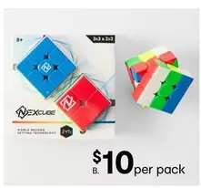 NEXcube Combo Pack offers at $10 in Kmart