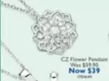 Cz Flower Pendant offers at $39 in Prouds