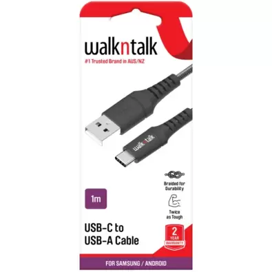 Walkntalk C Charge Cable Black offers at $24.99 in Smokemart & Giftbox