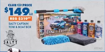 Salty Captain - Tow & Boat Box offers at $149 in BCF