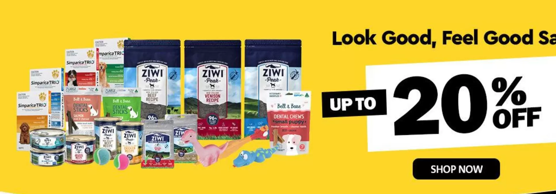 Ziwi Peak - Look Good, Feel Good  offers in My Pet Warehouse