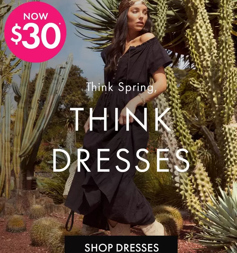 Dresses offers at $30 in Rockmans