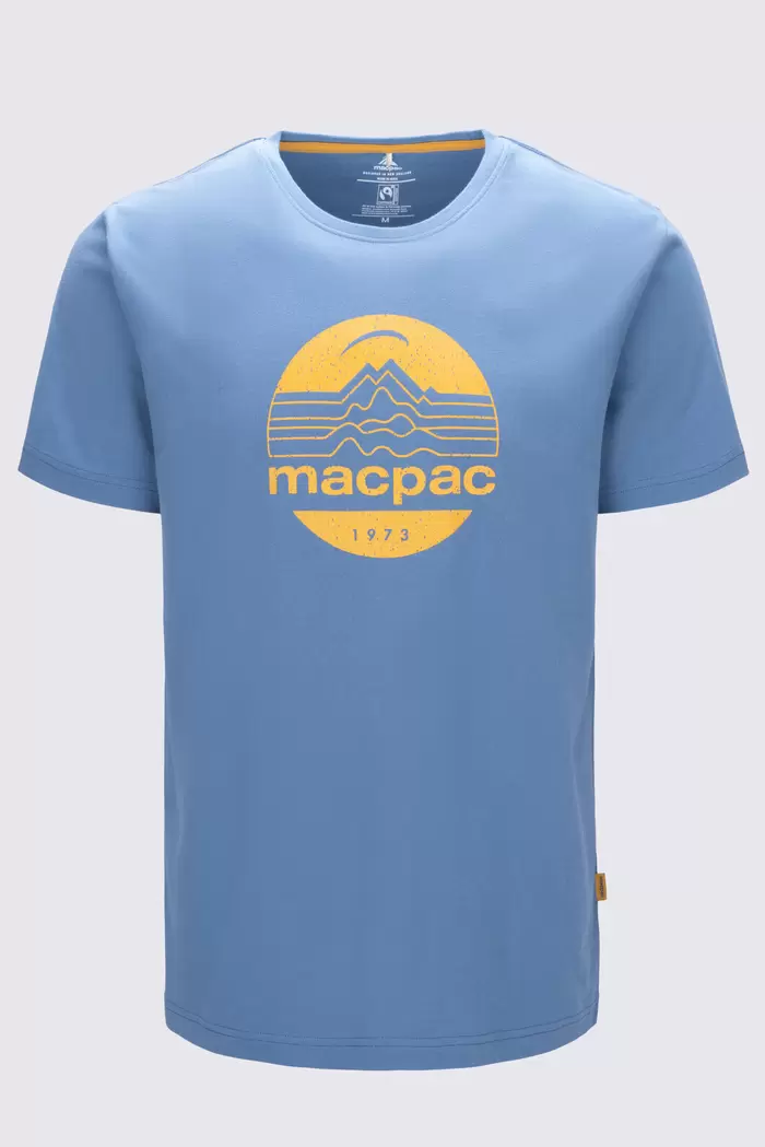 Macpac Retro Fairtrade Organic Cotton Tee — Men's offers at $39.99 in Macpac