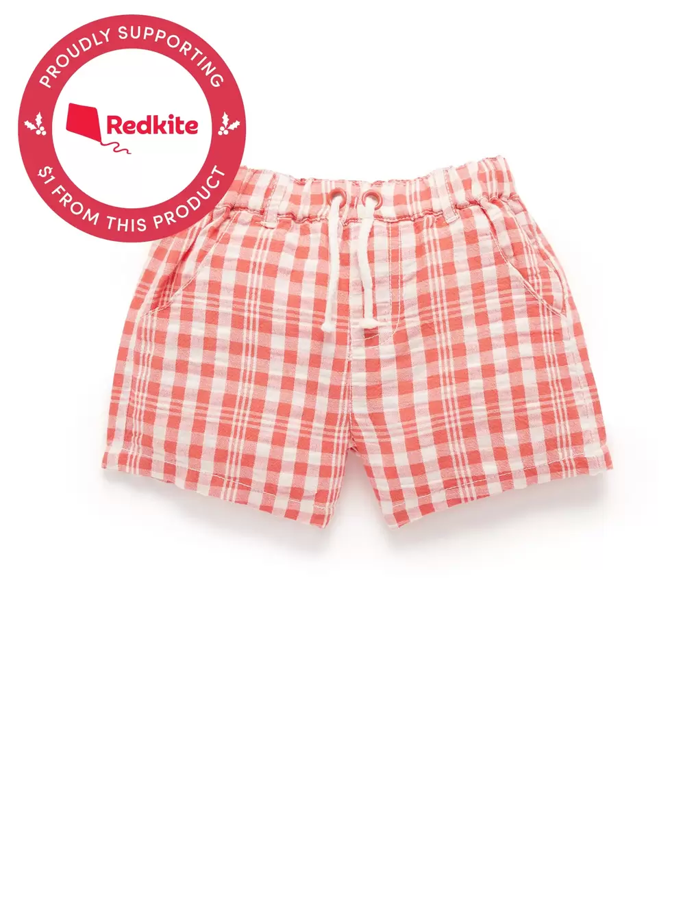 Festive Gingham Shorts offers at $39.95 in Purebaby