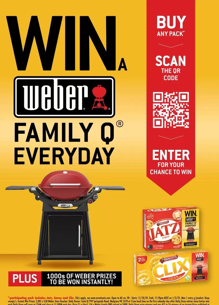 Weber - Family Q Everyday offers in Ritchies