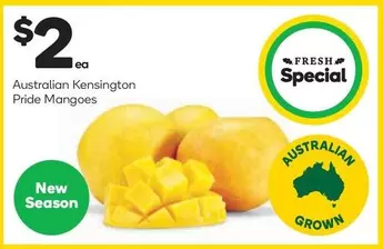 Australian Kensington Pride Mangoes offers at $2 in Woolworths