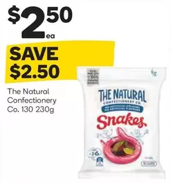 Lea - The Natural Confectionery Co. 130 230g offers at $2.5 in Woolworths