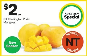 Nt Kensington Pride Mangoes offers at $2 in Woolworths