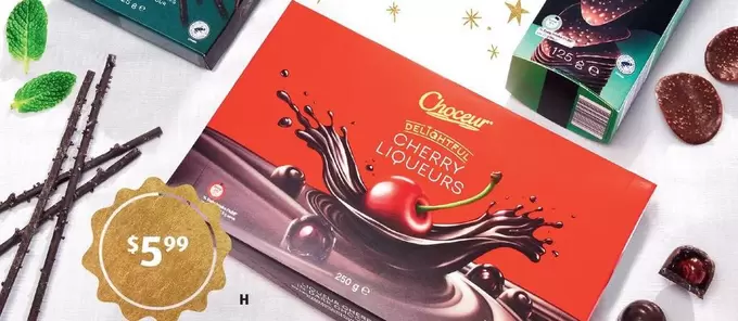 Choceur  - Delightful Cherry Liqueurs 250g offers at $5.99 in ALDI