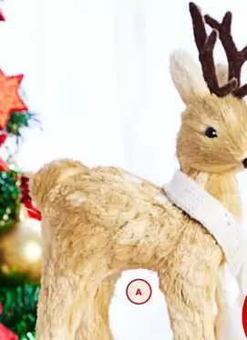 Christmas Straw Animals Fawn offers at $10 in The Reject Shop