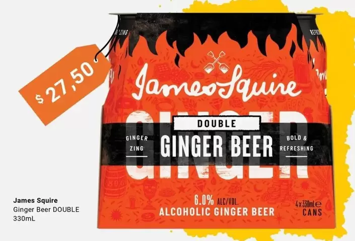 James Squire -  Ginger Beer Double offers at $21.5 in BWS