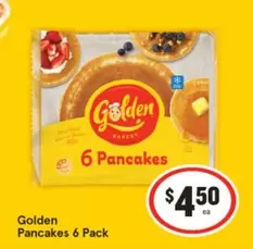 Golden -  Pancakes 6 Pack offers at $4.5 in IGA