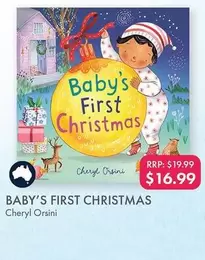 Baby'S First Christmas offers at $16.99 in QBD