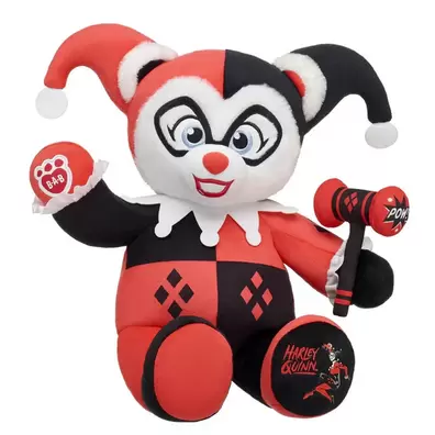 Classic Harley Quinn™ Teddy Bear - Online Exclusive offers at $60 in Build-A-Bear