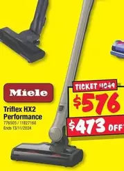 Miele - Triflex HX2 Performance offers at $576 in JB Hi Fi