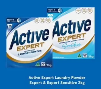 Active -  Expert Laundry Powder Expert & Expert Sensitive 2kg offers in IGA