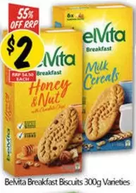 Belvita - Breakfast Biscuits 300g Varieties offers at $2 in NQR