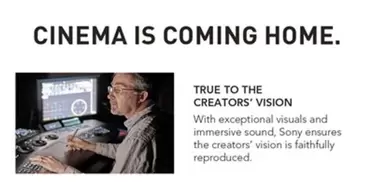 Sony - Cinema Is Coming Home offers in Harvey Norman