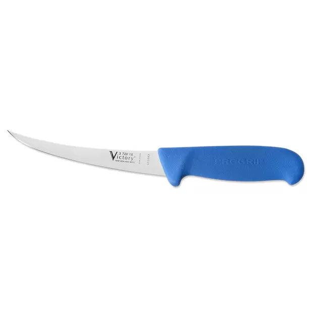Victory Knives Flex Curved Filleting Knife Progrip Blue - 15cm offers at $53 in King Of Knives
