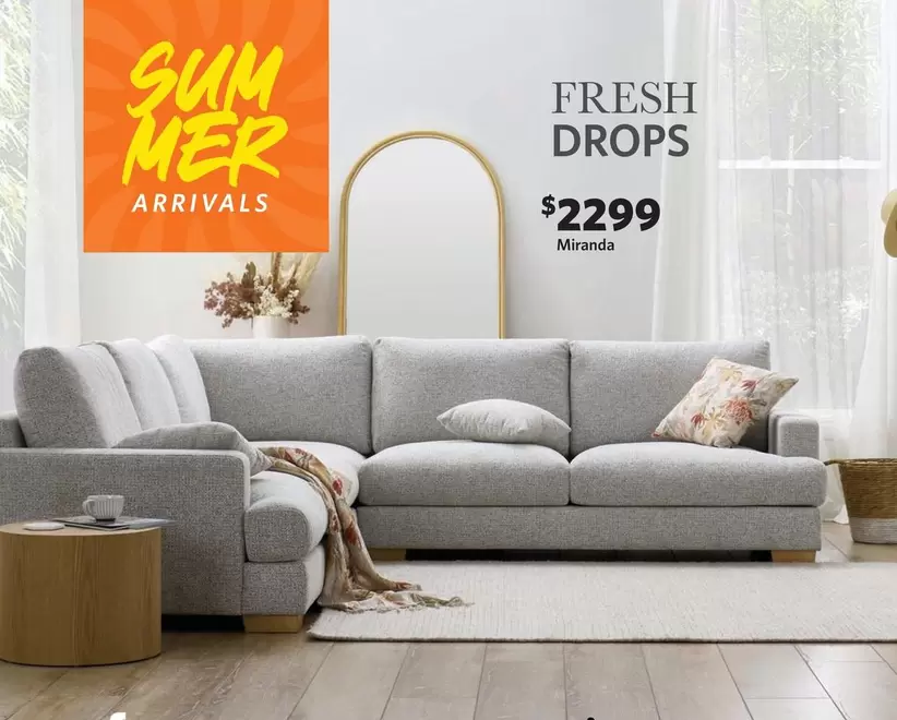  Miranda offers at $2299 in Focus On Furniture
