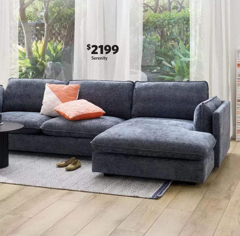 Serenity offers at $2199 in Focus On Furniture