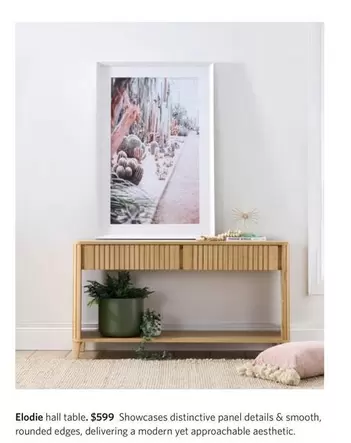 Elodie - Hall Table offers at $599 in Focus On Furniture