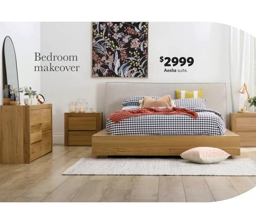 Aesha - Suite offers at $2999 in Focus On Furniture