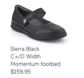 Sierra -  Black C+/d Midth Momentum Footbed offers at $159.95 in Homyped