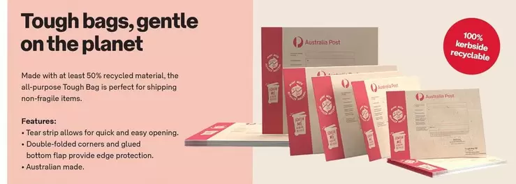 &me - Tough Bags,gentle On The Planet offers in Australia Post