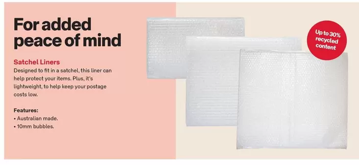 For Added Peace Of Mind offers in Australia Post