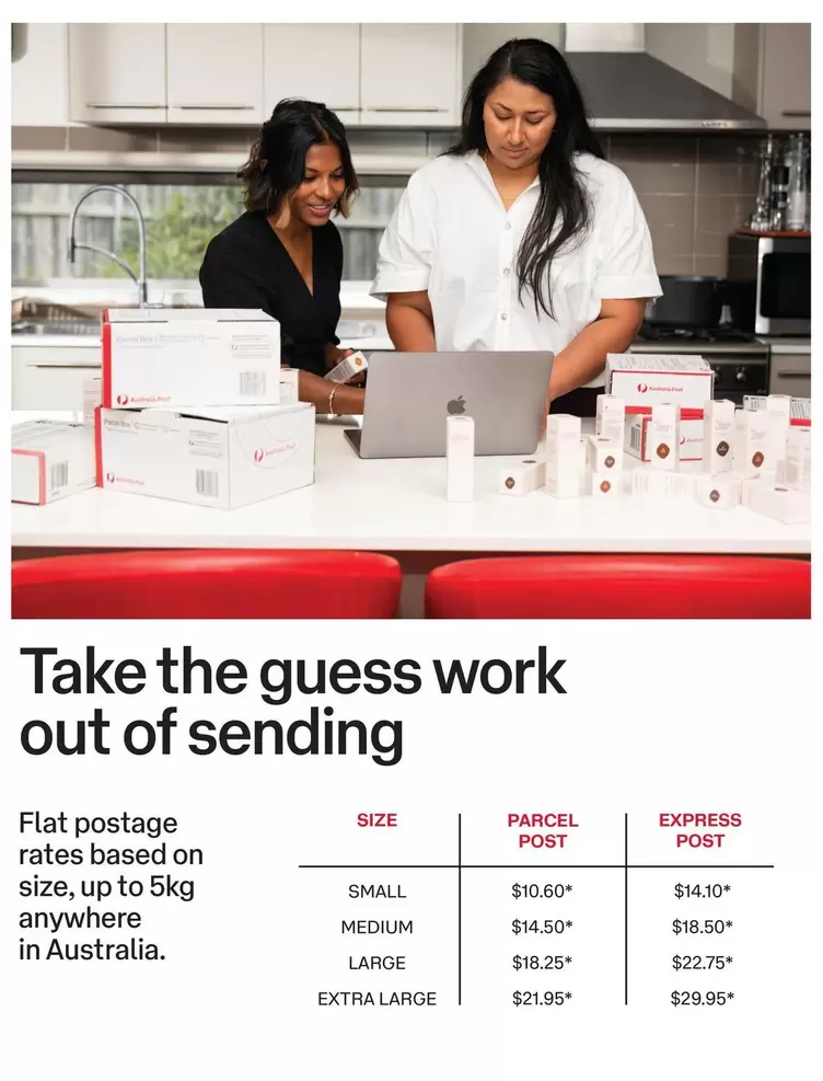Guess - Take the  Work Out Of Sending offers at $1450 in Australia Post