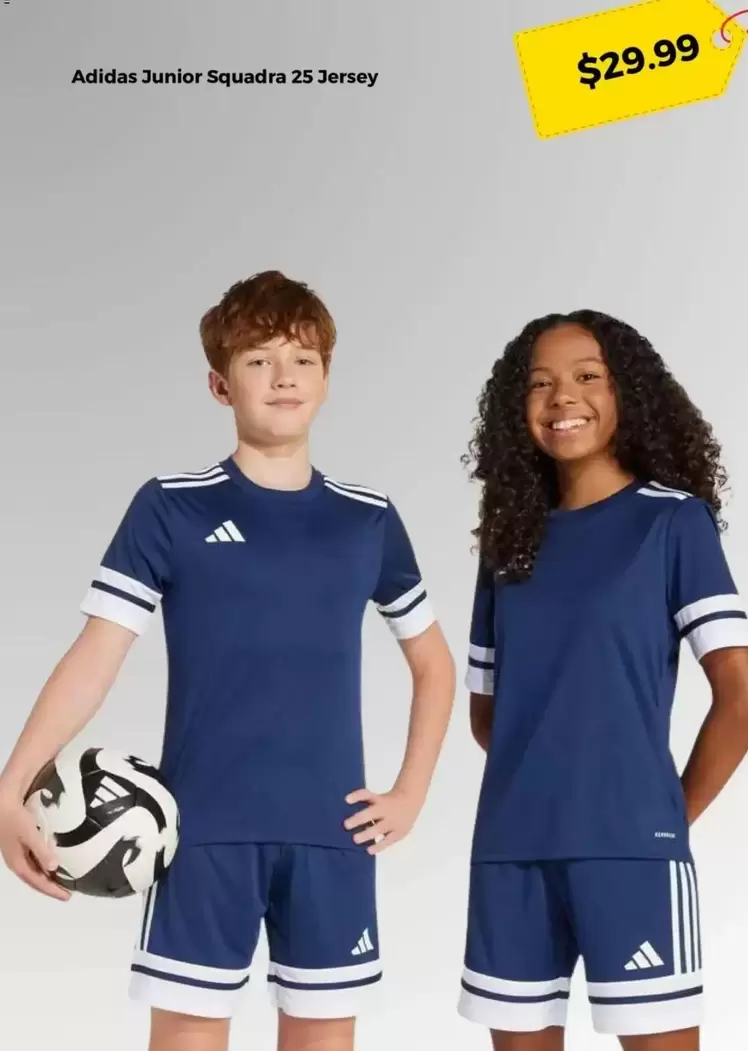 Adidas -  Junior Squadra 25 Jersey offers at $29.99 in Rebel Sport