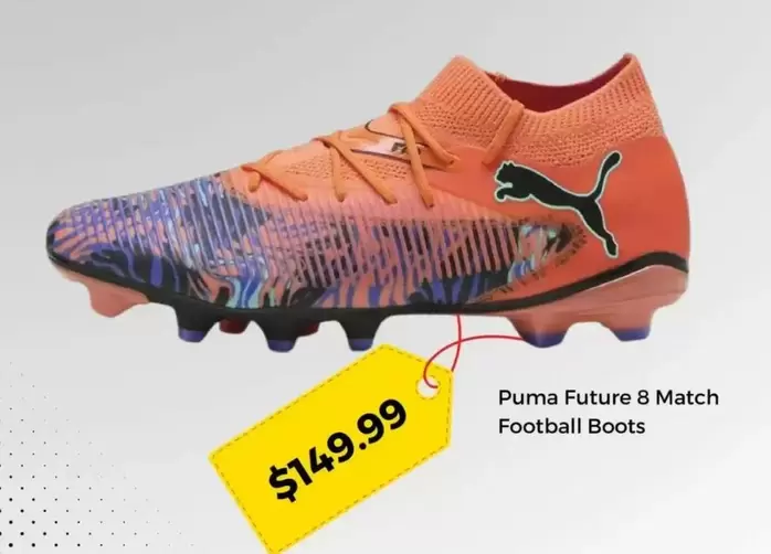 Puma - Future 8 Match Football Boots offers at $149.99 in Rebel Sport