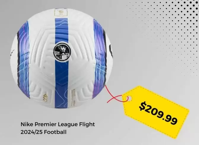 Nike - Premier League Flight 2024/25 Football offers at $209.99 in Rebel Sport