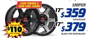 Monster -  Sniper 17" Satin Black offers at $359 in Bob Jane T-Marts