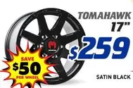 Monster - Tomahawk 17" Satin Black offers at $259 in Bob Jane T-Marts