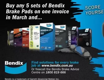 One - Bendix offers in Burson Auto Parts