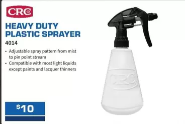 Heavy Duty Plastic Sprayer offers at $10 in Burson Auto Parts